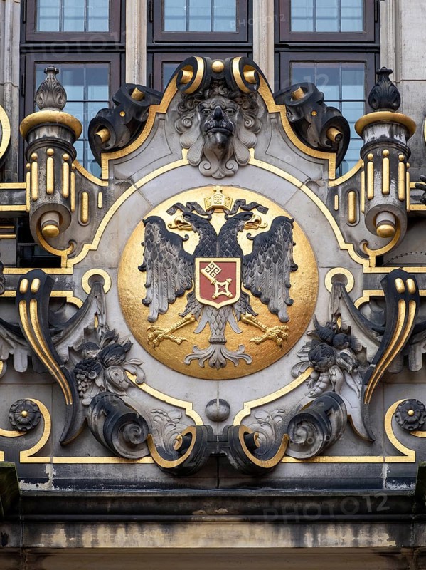 Gable of the Schuetting on Bremen's market square