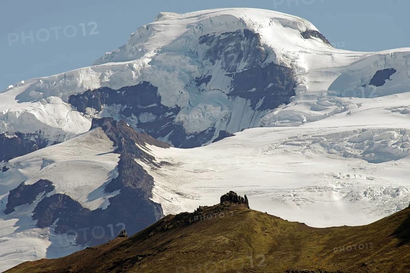 Snow-capped mountains and glaciers