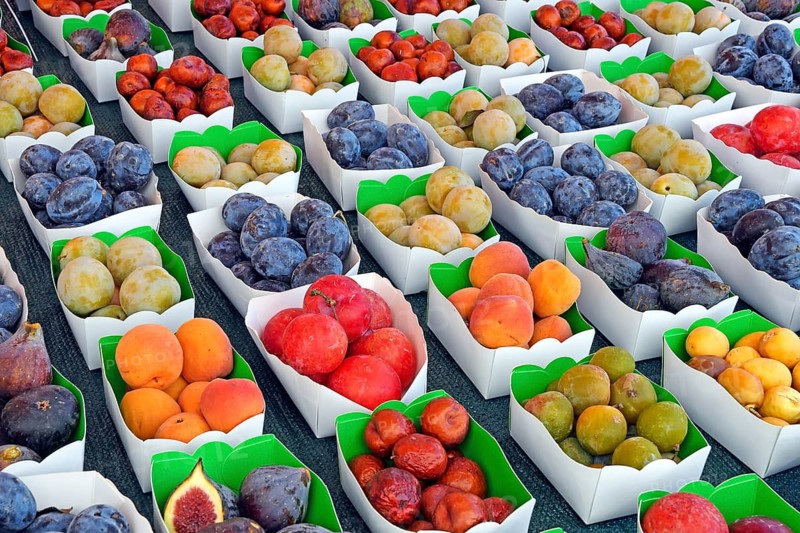 Fresh fruit and vegetables