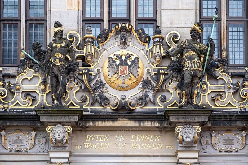 Gable of the Schuetting on Bremen's market square