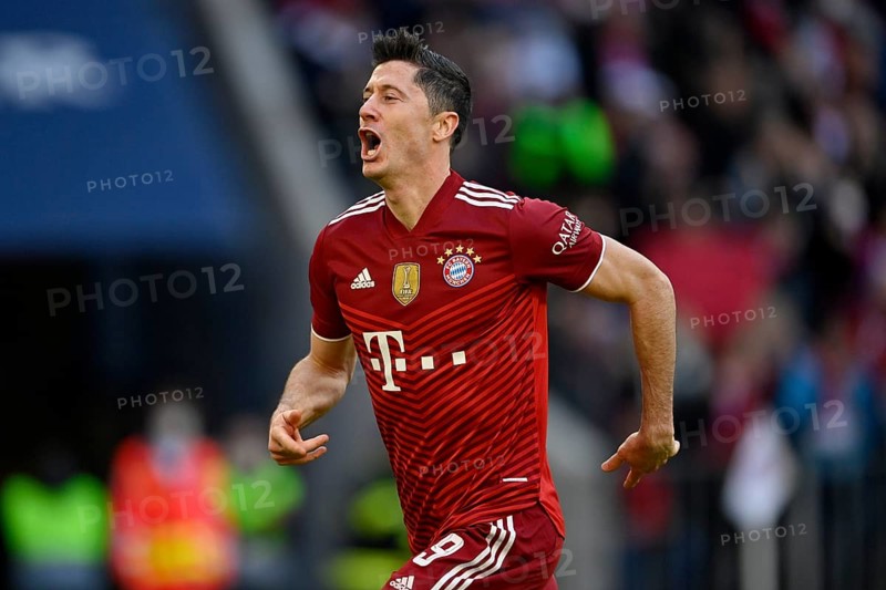 Goal celebration Robert Lewandowski FC Bayern Munich FCB