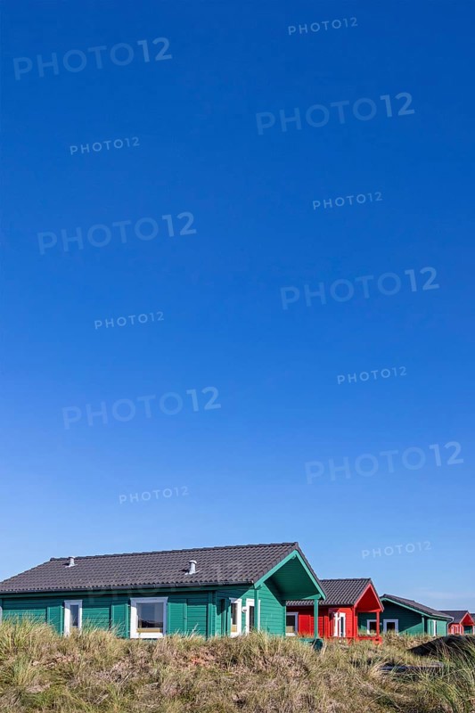Bungalows in the dune village