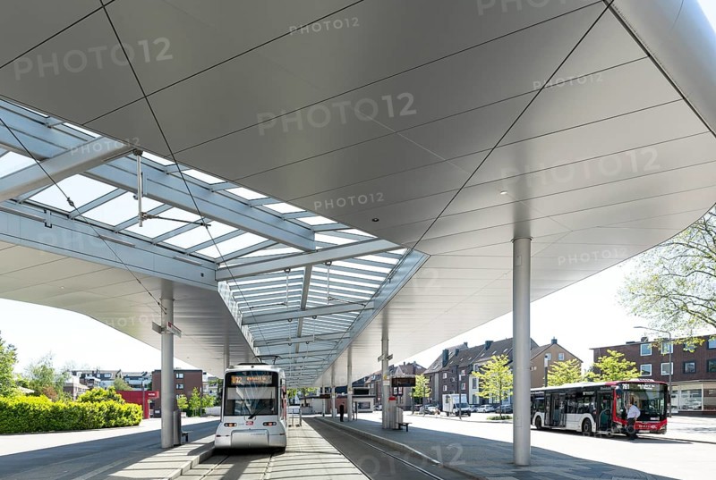 Central bus station and tram junction