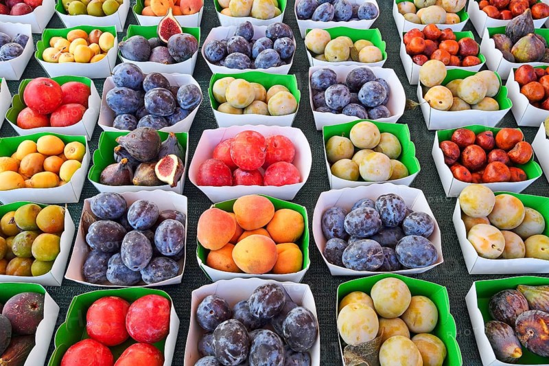 Fresh fruit and vegetables