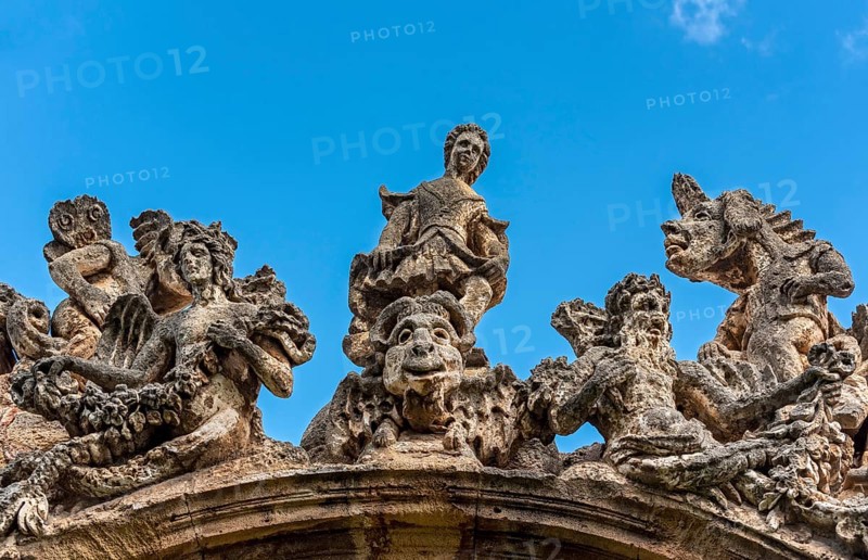 Monster statues