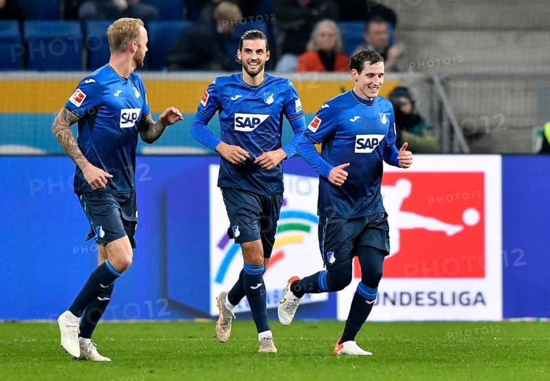 Goal celebration Sebastian Rudy TSG 1899 Hoffenheim