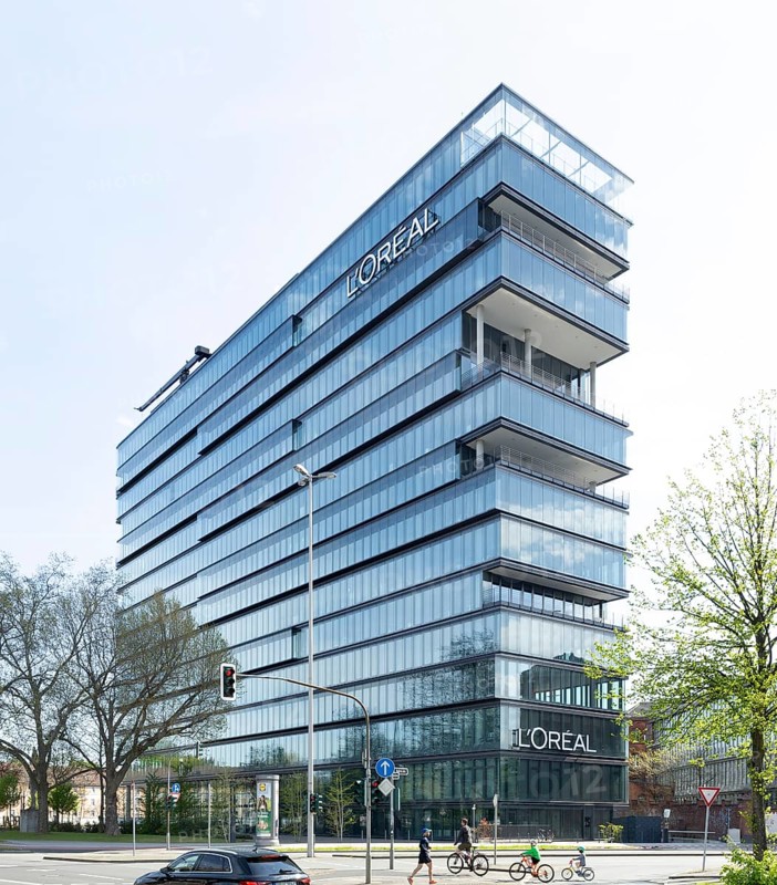 Corporate headquarters of the cosmetics group L'Oreal Germany