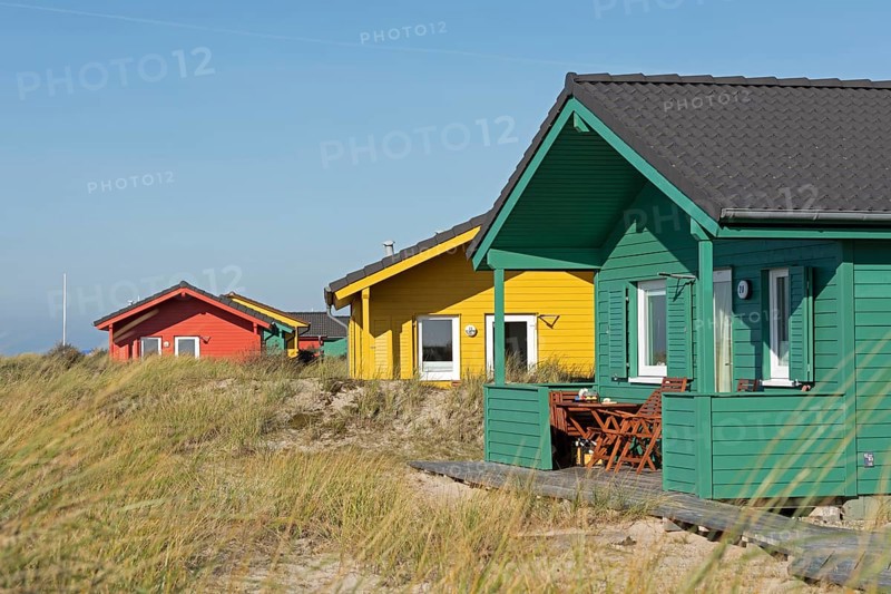 Bungalows in the dune village
