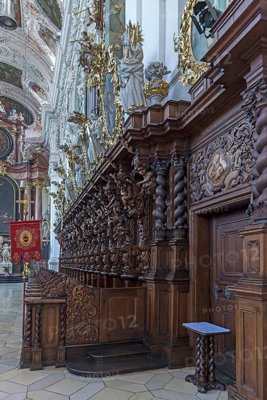 Choir stalls of the Collegiate Basilica