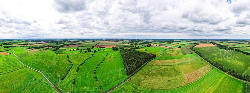 Mittelradde panoramic aerial view
