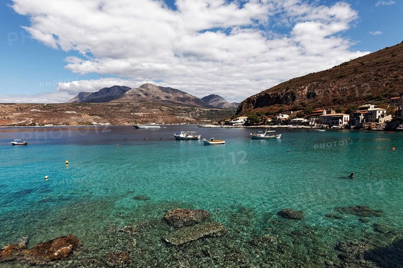 Limeni Bay and Limeni village
