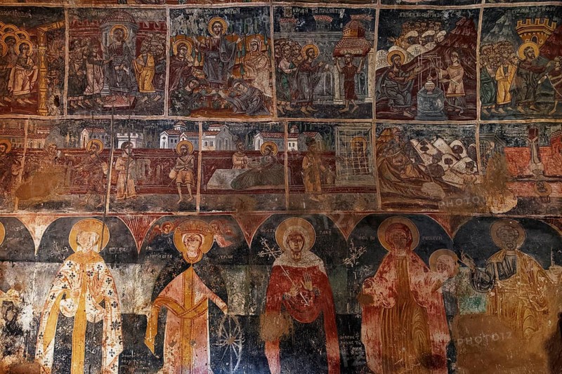 Frescoes from the 15th century