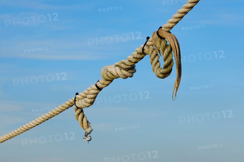 Rope with knot and loop