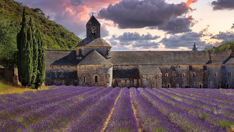 Romanesque-style Cistercian monastery of Notre-Dame de Senanque