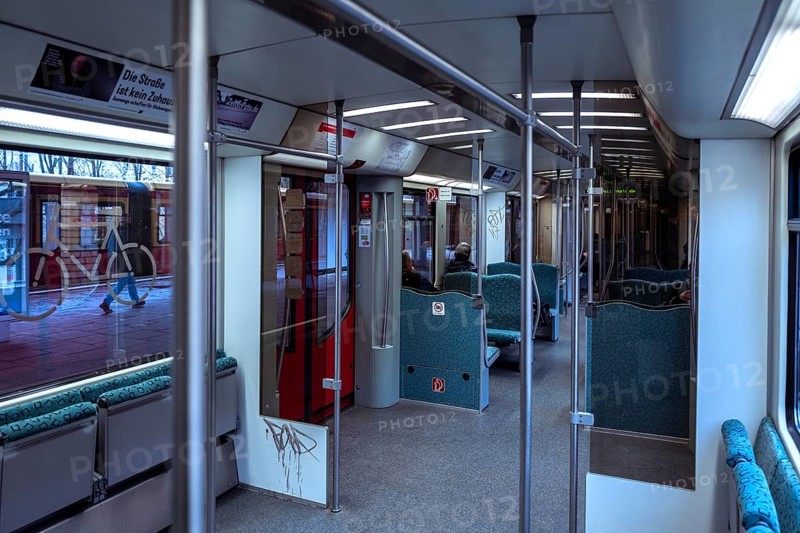 Modern compartments of the Berlin S-Bahn