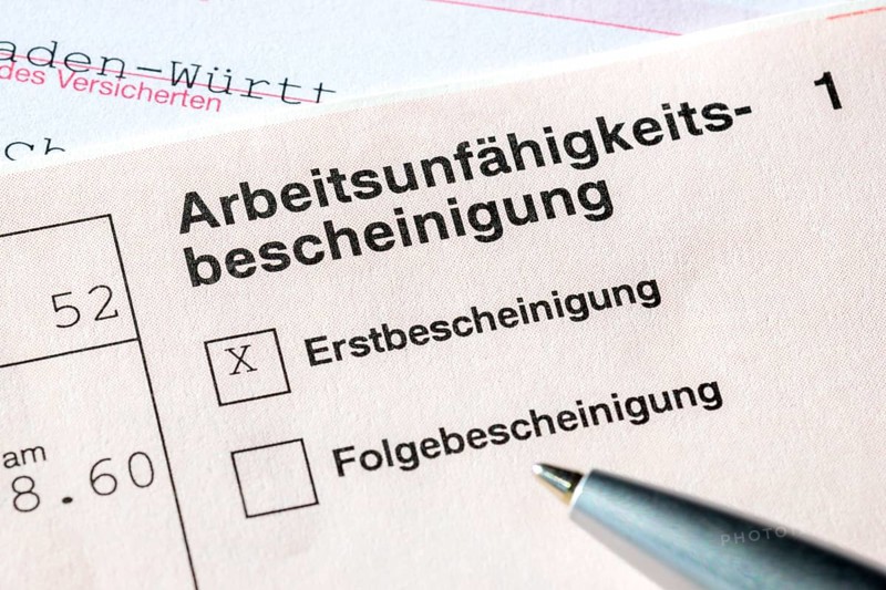 Certificate of incapacity for work