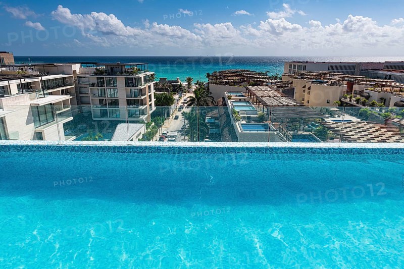 Overlook over Playa del Carmen