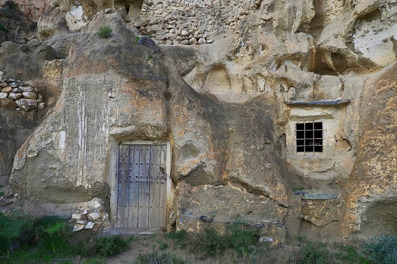 Entrance to a cave dwelling at Cuevas del Almanzora