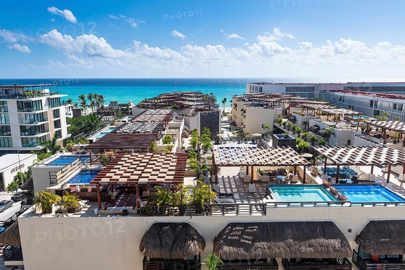 Overlook over Playa del Carmen