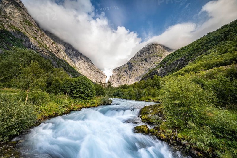 Briksdalselva Glacier River