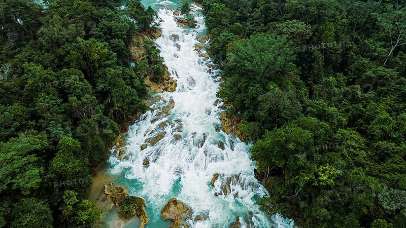 Aerial of Aguas Azules