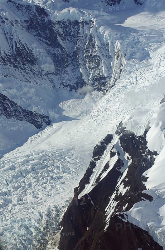 Snow-capped mountains and glaciers