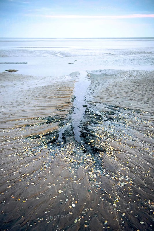 Sunrise in the Wadden Sea