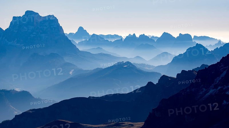 View from Sass Pordoi