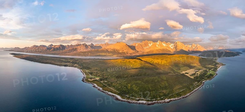 Panorama of the Lyngen Alps