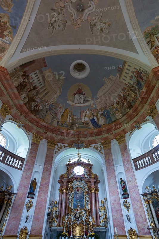 Chancel of the Dreifaltigkeitskirche Kappl