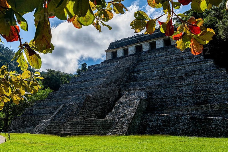 Unesco world heritage site the Maya ruins of Palenque