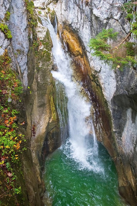 Waterfalls of the Auerbach at Tatzelwurm
