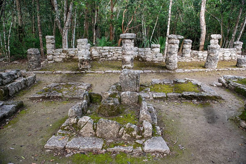 The archeological Maya site Coba