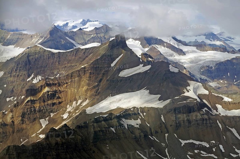 Snow-capped mountains and glaciers