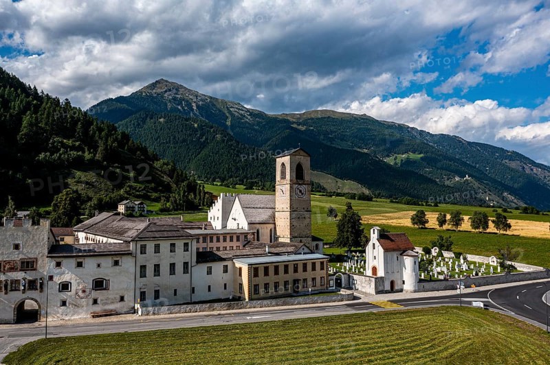 Aerial of the Benedictine Convent of St
