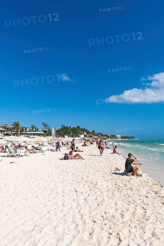 Beach in Playa del Carmen