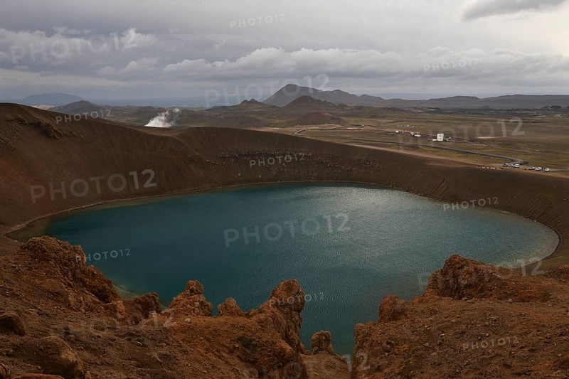 Crater Lake Viti at Krafla Volcano