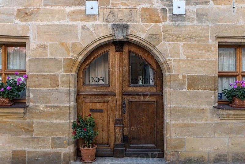 Entrance door of a residential house from 1710