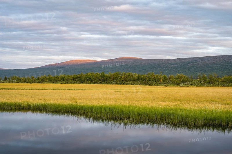 View of Lake Paittasjaervi from Nikkaluokta