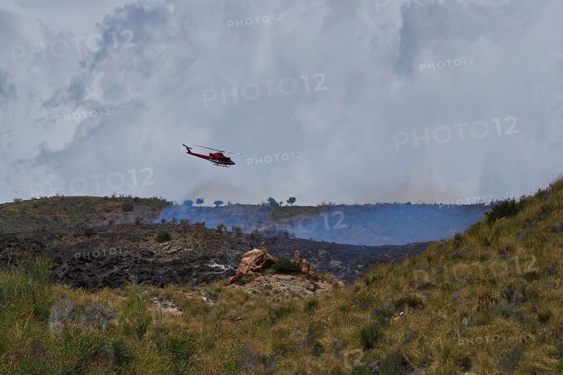 Steppe fire near Carboneras