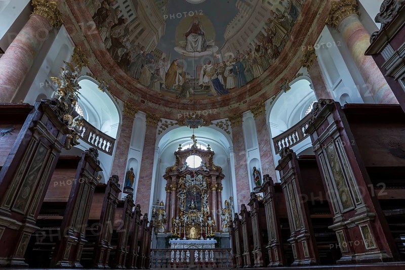 Chancel of the Dreifaltigkeitskirche Kappl
