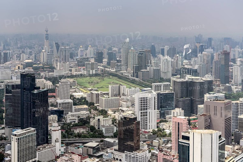 Skyline with Bayoke Tower and The Royal Bangkok Sports Club