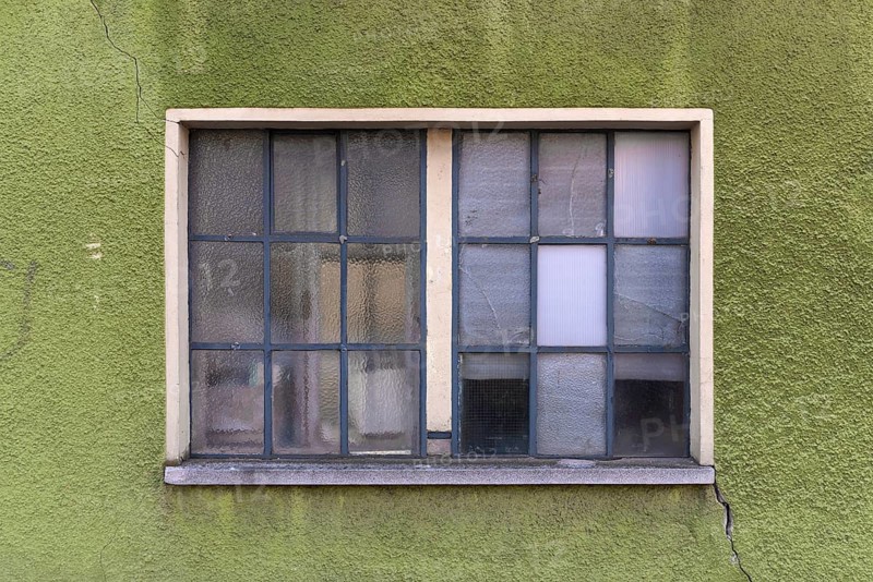 Old lead-framed window