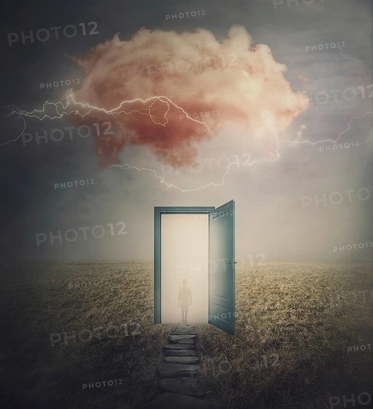 Surreal scene