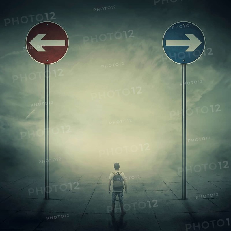 Surrealistic image as a man
