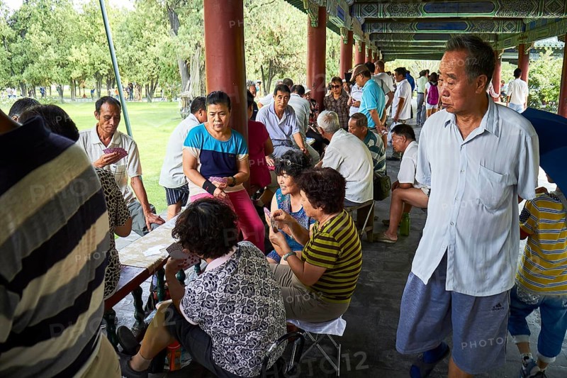 Card Players in Altar of Heaven Park
