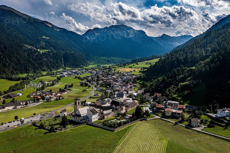Aerial of the Benedictine Convent of St