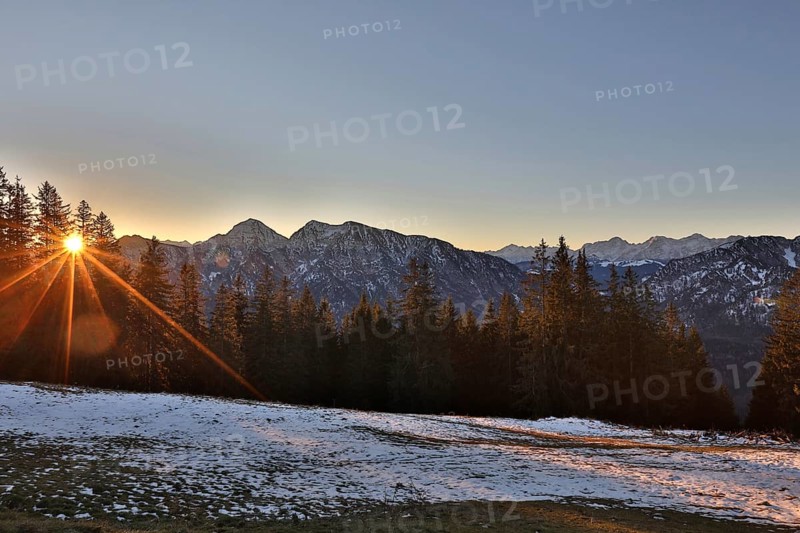 Sunrise over the Sonntagshorn