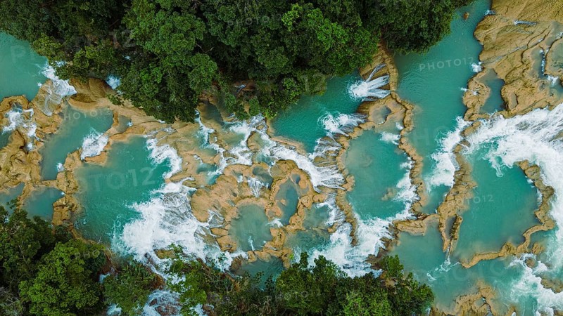 Aerial of Aguas Azules