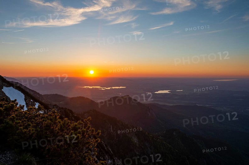 Setting sun